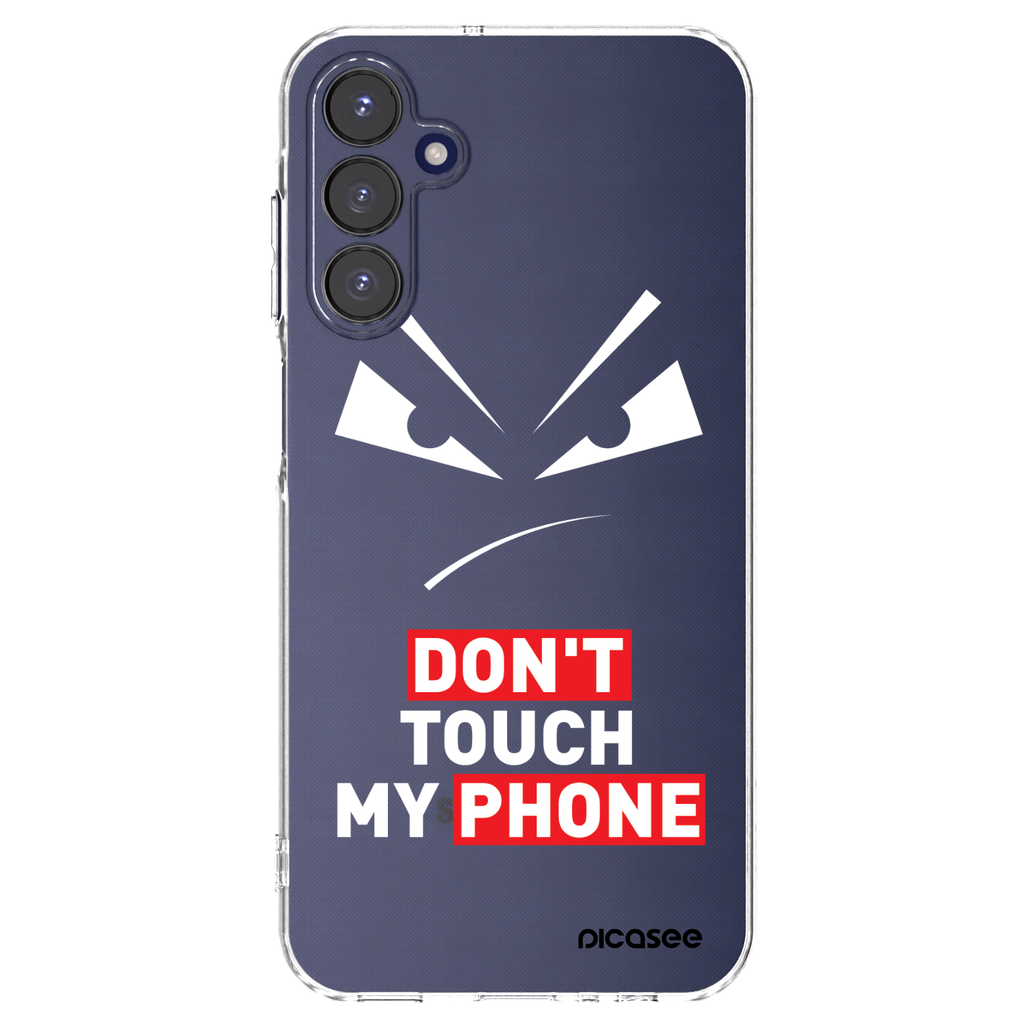 Picasee silikonový průhledný obal pro Samsung Galaxy A15 A155F 4G - Evil Eye - Transparent