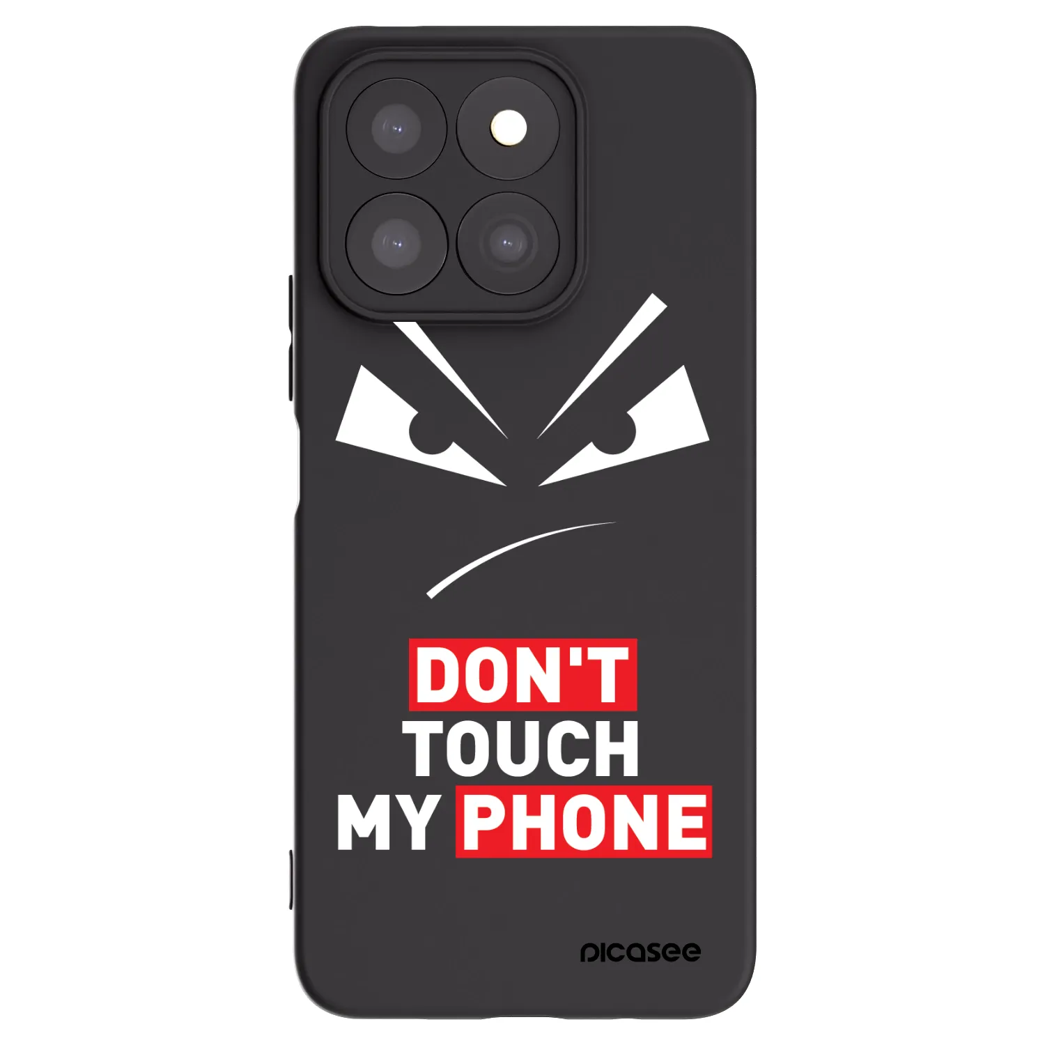 Picasee silikonový černý obal pro Honor X8b - Evil Eye - Transparent