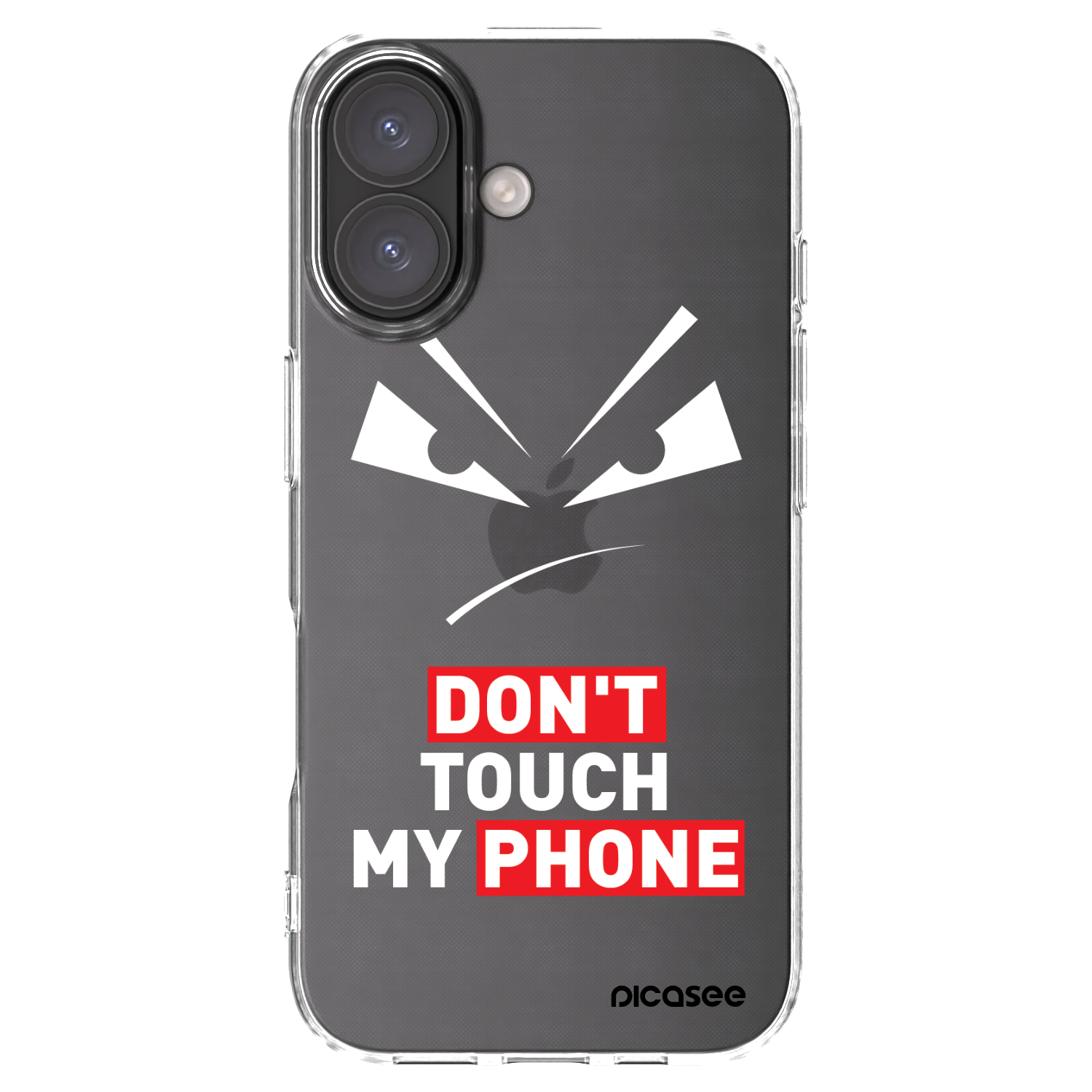 Picasee silikonový průhledný obal pro Apple iPhone 16 - Evil Eye - Transparent