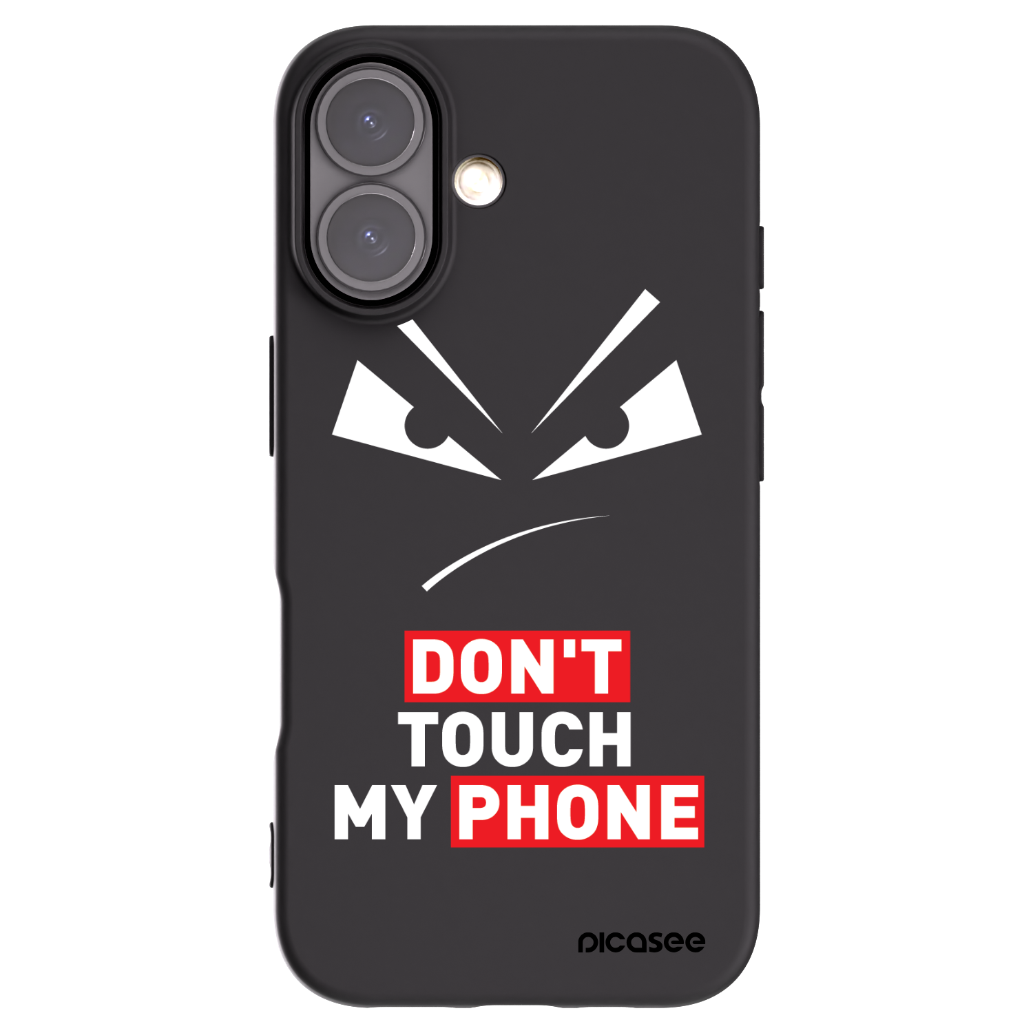 Picasee silikonový černý obal pro Apple iPhone 16 - Evil Eye - Transparent