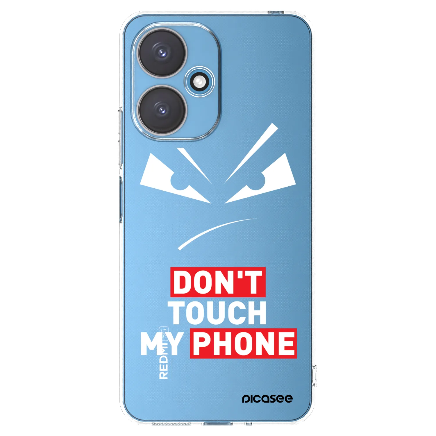 Picasee silikonový průhledný obal pro Xiaomi Redmi 13C 5G - Evil Eye - Transparent
