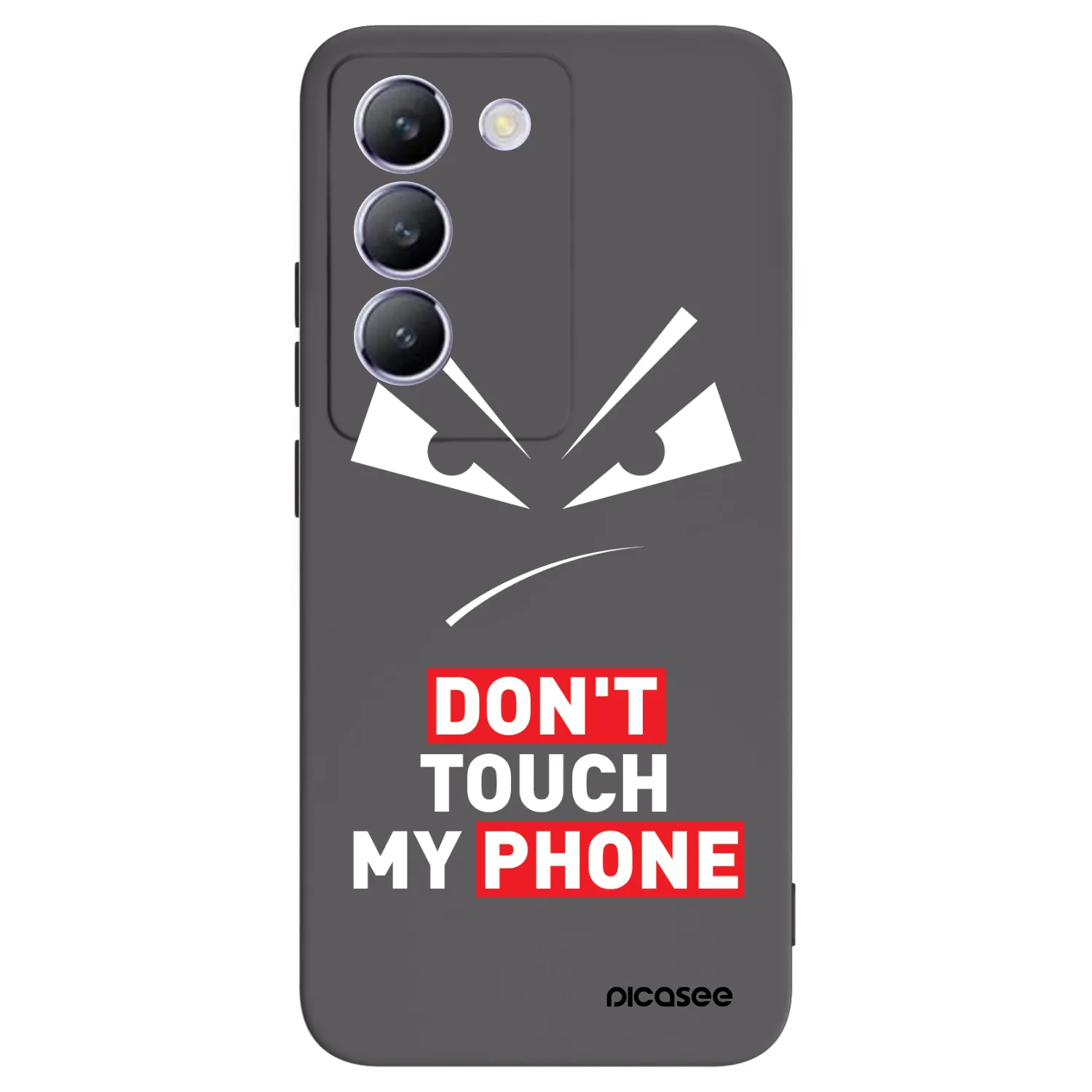 Picasee silikonový černý obal pro Vivo V40 SE 5G - Evil Eye - Transparent