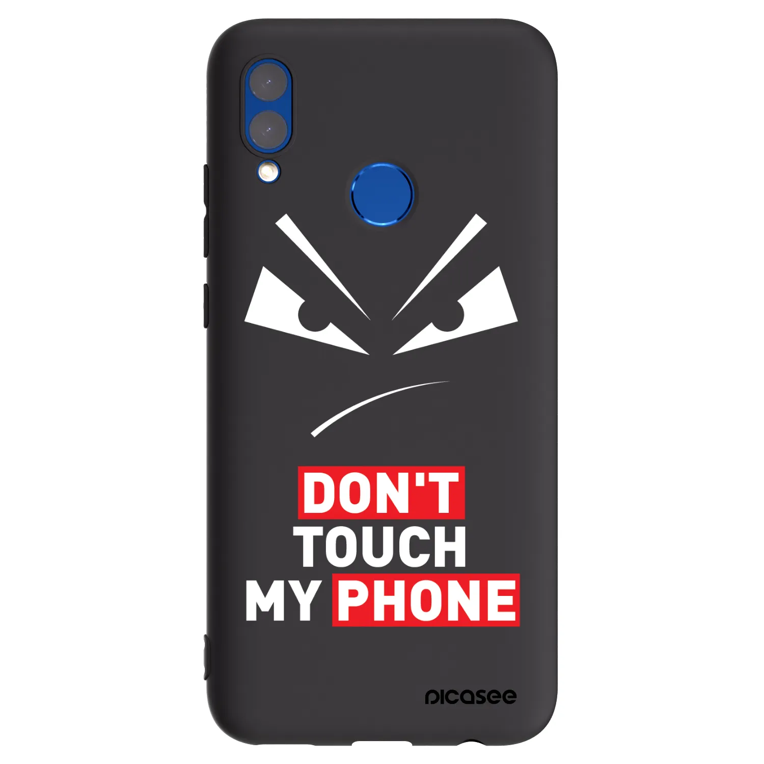 Picasee silikonový černý obal pro Honor 10 Lite - Evil Eye - Transparent