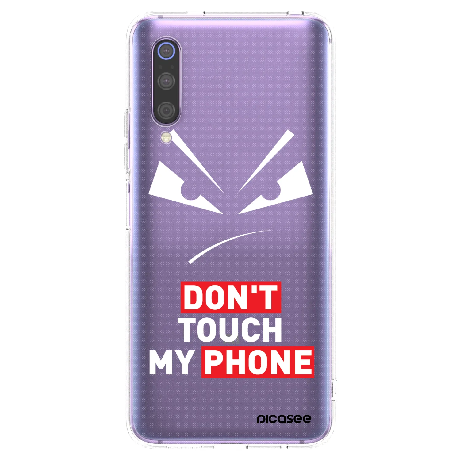 Picasee silikonový průhledný obal pro Xiaomi Mi 9 - Evil Eye - Transparent