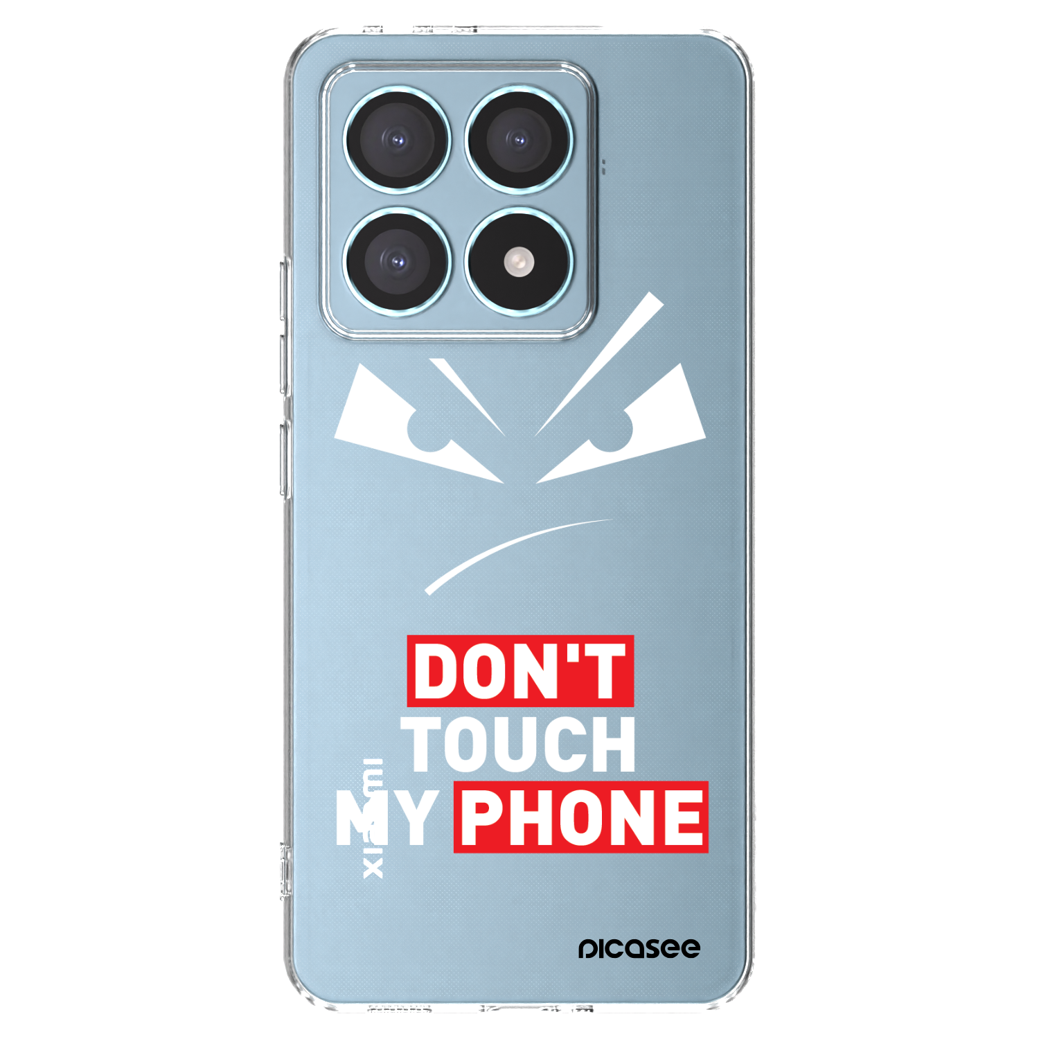 Picasee silikonový průhledný obal pro Xiaomi 14T Pro - Evil Eye - Transparent