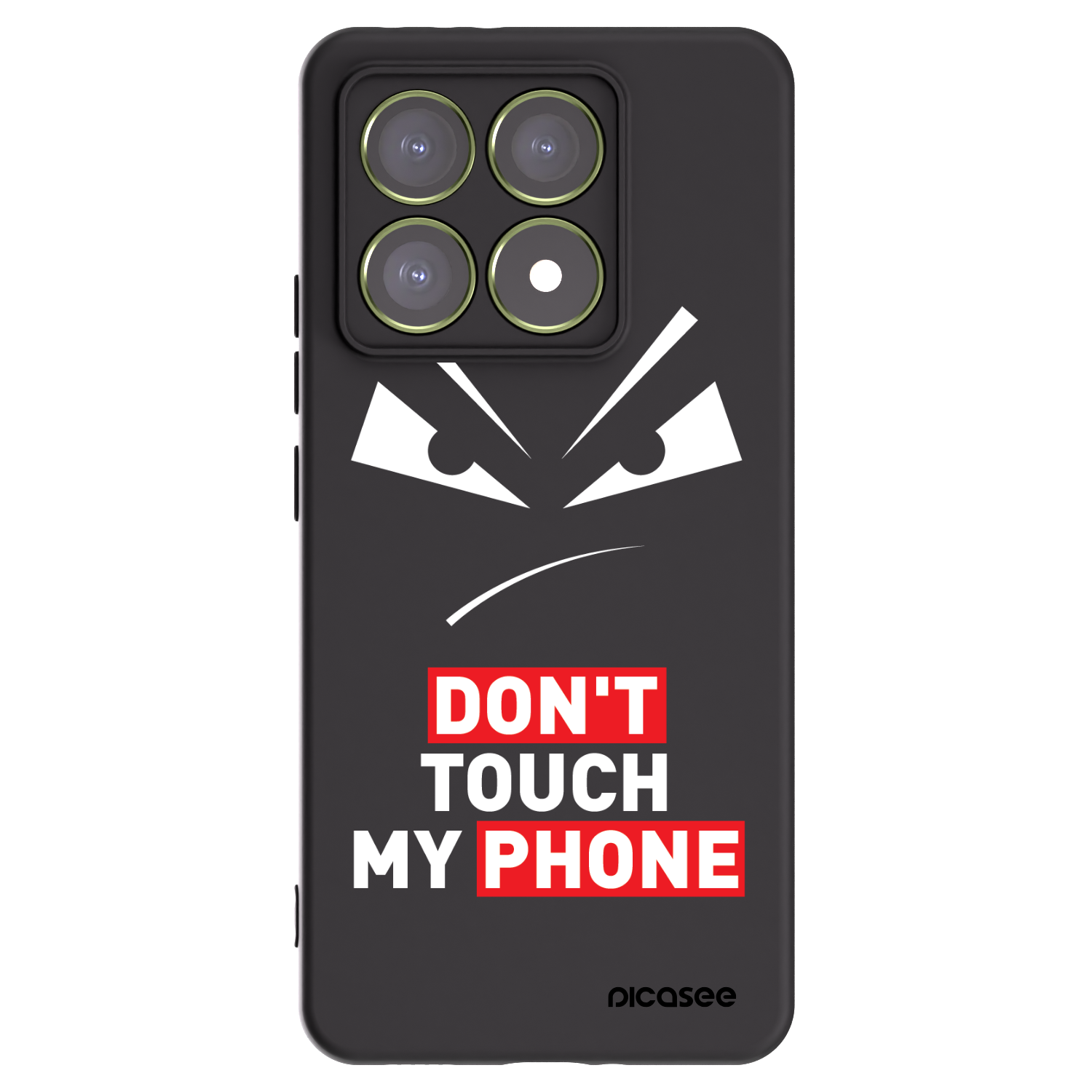 Picasee silikonový černý obal pro Xiaomi 14T - Evil Eye - Transparent