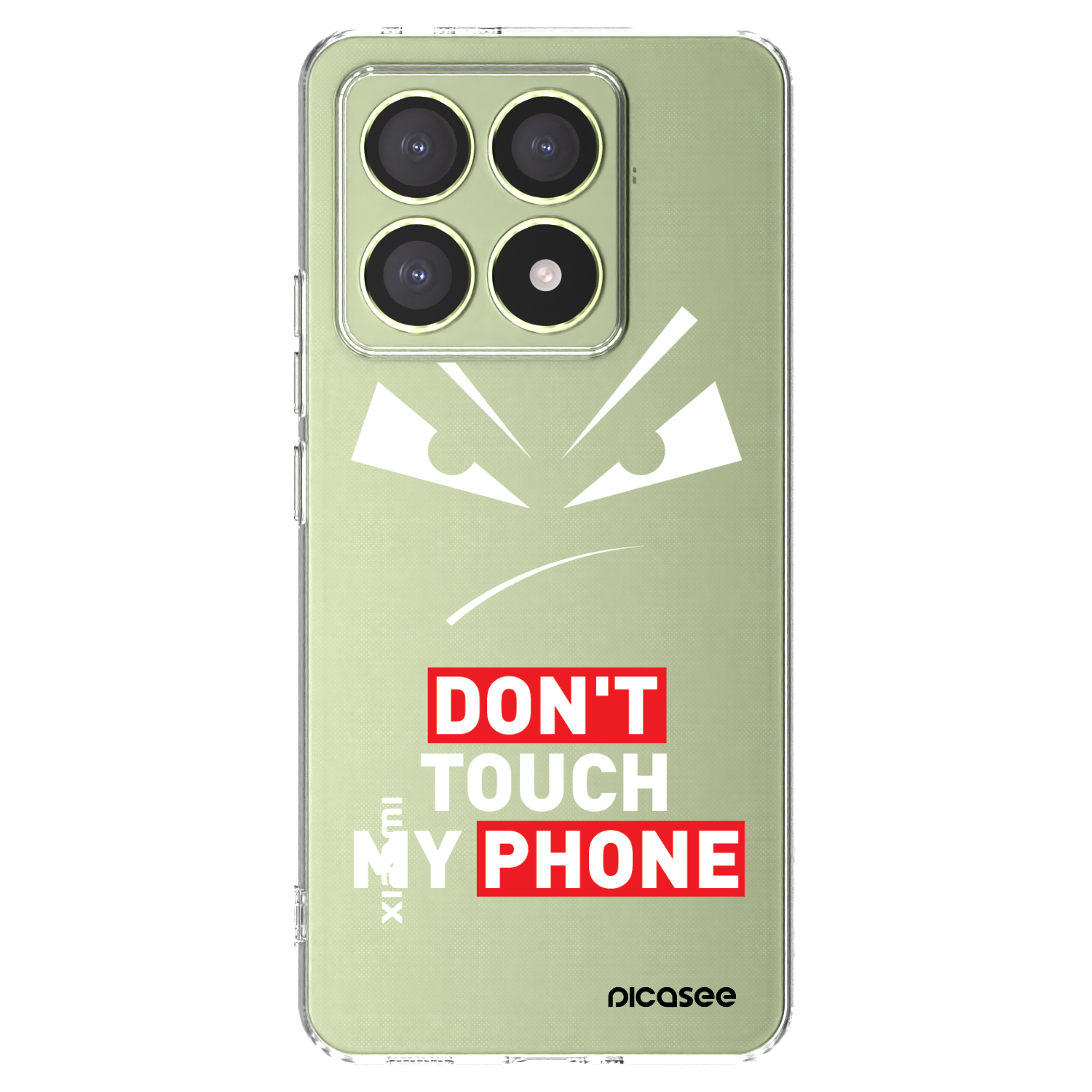 Picasee silikonový průhledný obal pro Xiaomi 14T - Evil Eye - Transparent