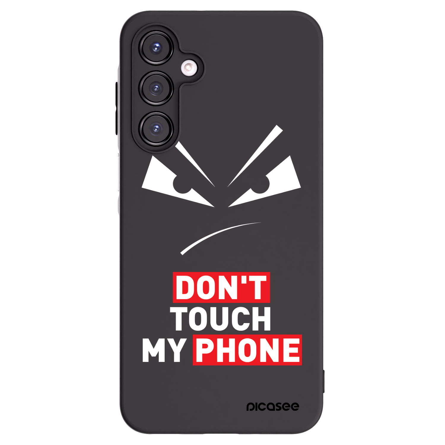 Picasee silikonový černý obal pro Samsung Galaxy A16 5G - Evil Eye - Transparent