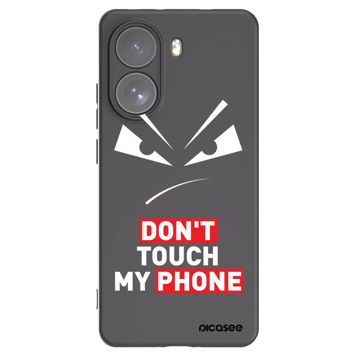 Picasee silikonový černý obal pro Xiaomi Poco X7 - Evil Eye - Transparent