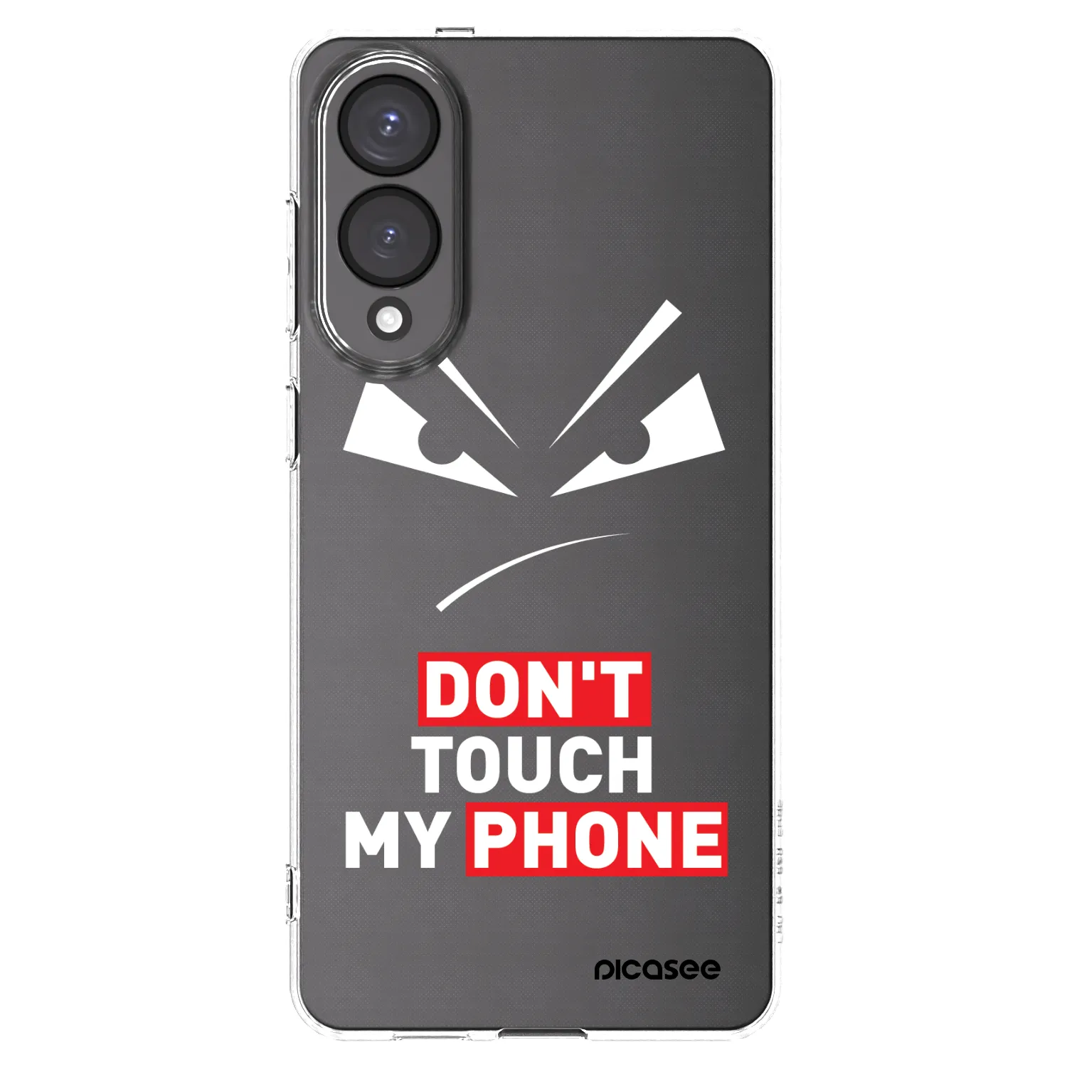 Picasee silikonový průhledný obal pro Samsung Galaxy S25 Edge 5G - Evil Eye - Transparent