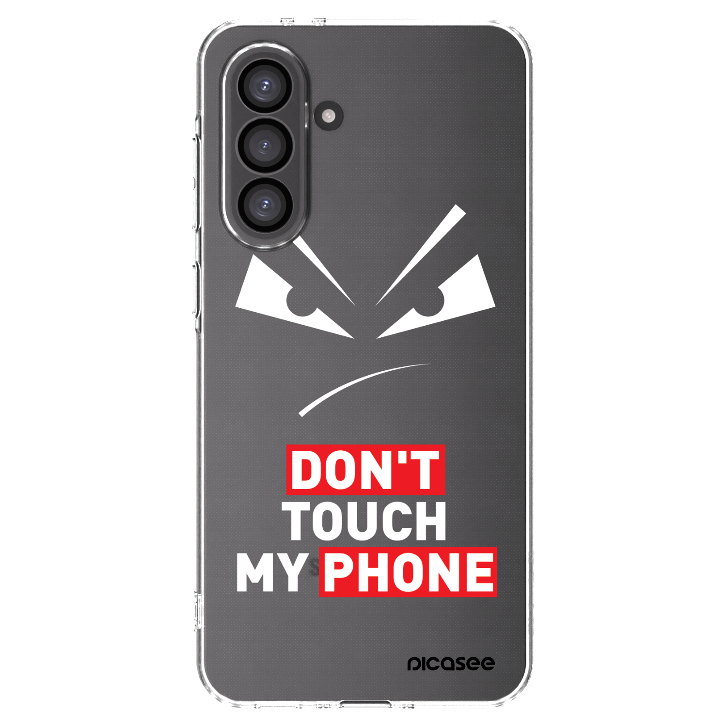 Picasee silikonový průhledný obal pro Samsung Galaxy A36 5G - Evil Eye - Transparent