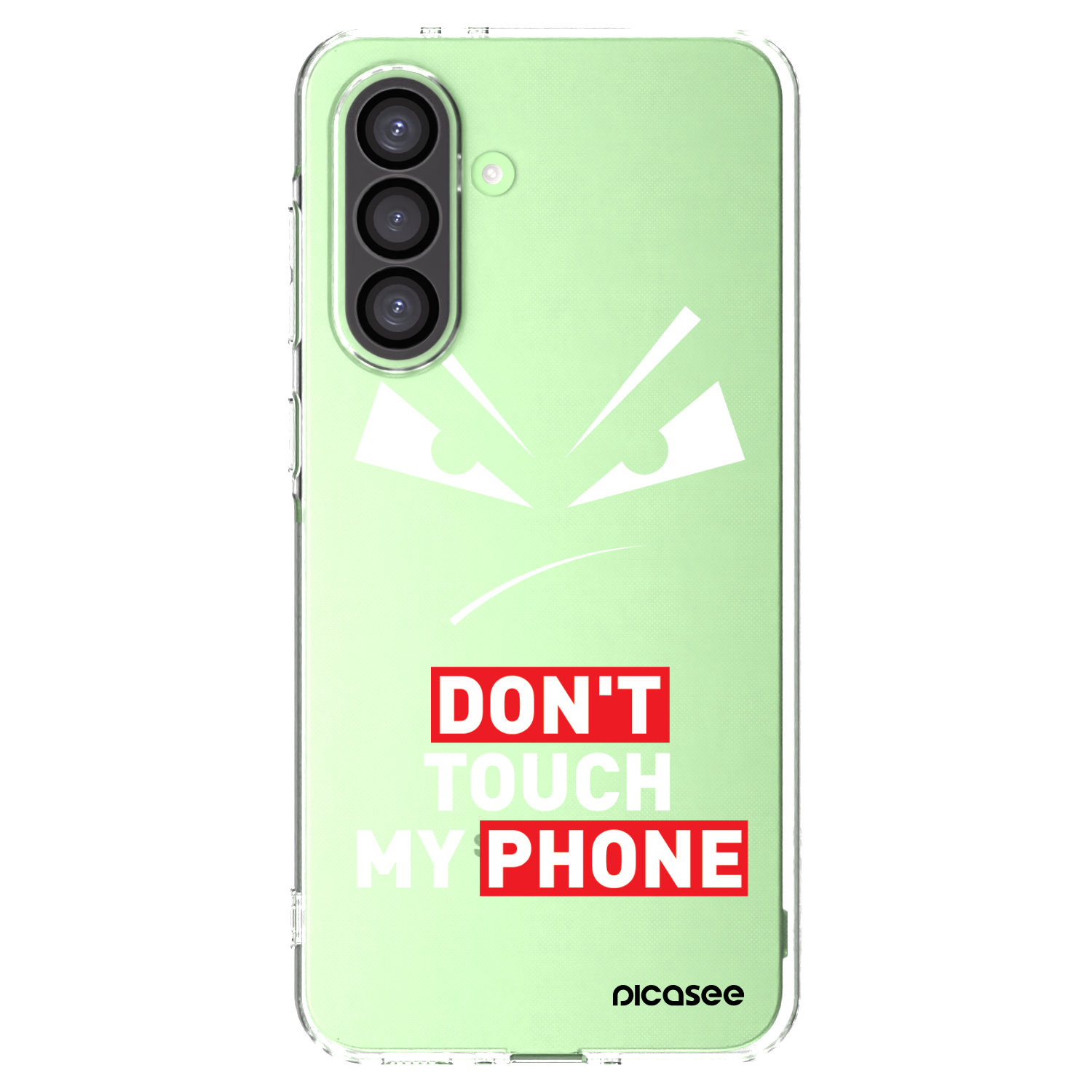 Picasee silikonový průhledný obal pro Samsung Galaxy A26 5G A266B - Evil Eye - Transparent