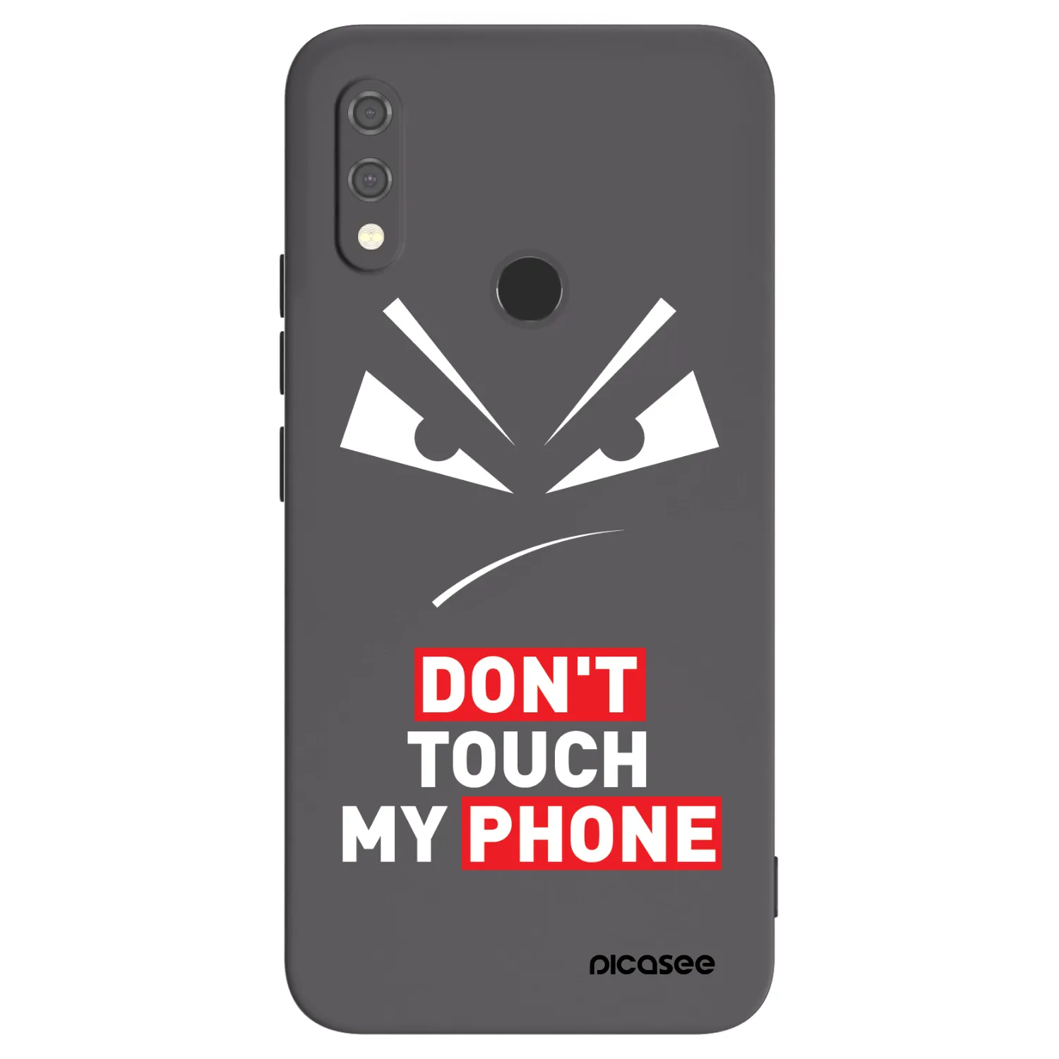 Picasee silikonový černý obal pro Xiaomi Redmi Note 7 - Evil Eye - Transparent