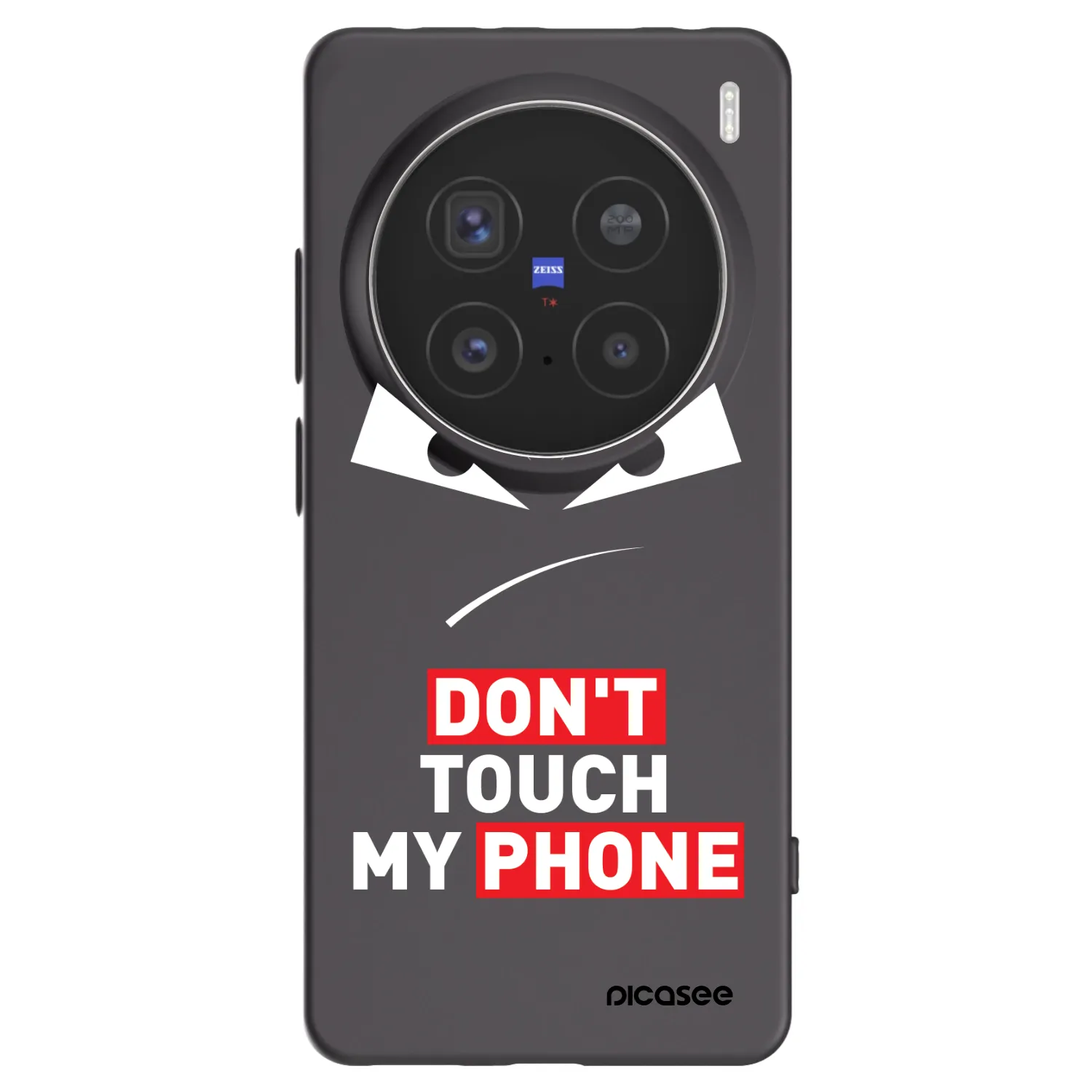 Picasee silikonový černý obal pro Vivo X200 Pro - Evil Eye - Transparent