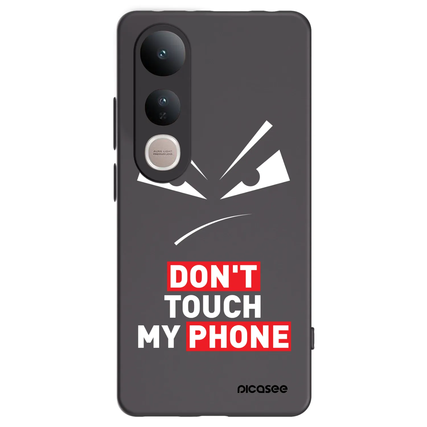Picasee silikonový černý obal pro Vivo V50 Lite 5G - Evil Eye - Transparent