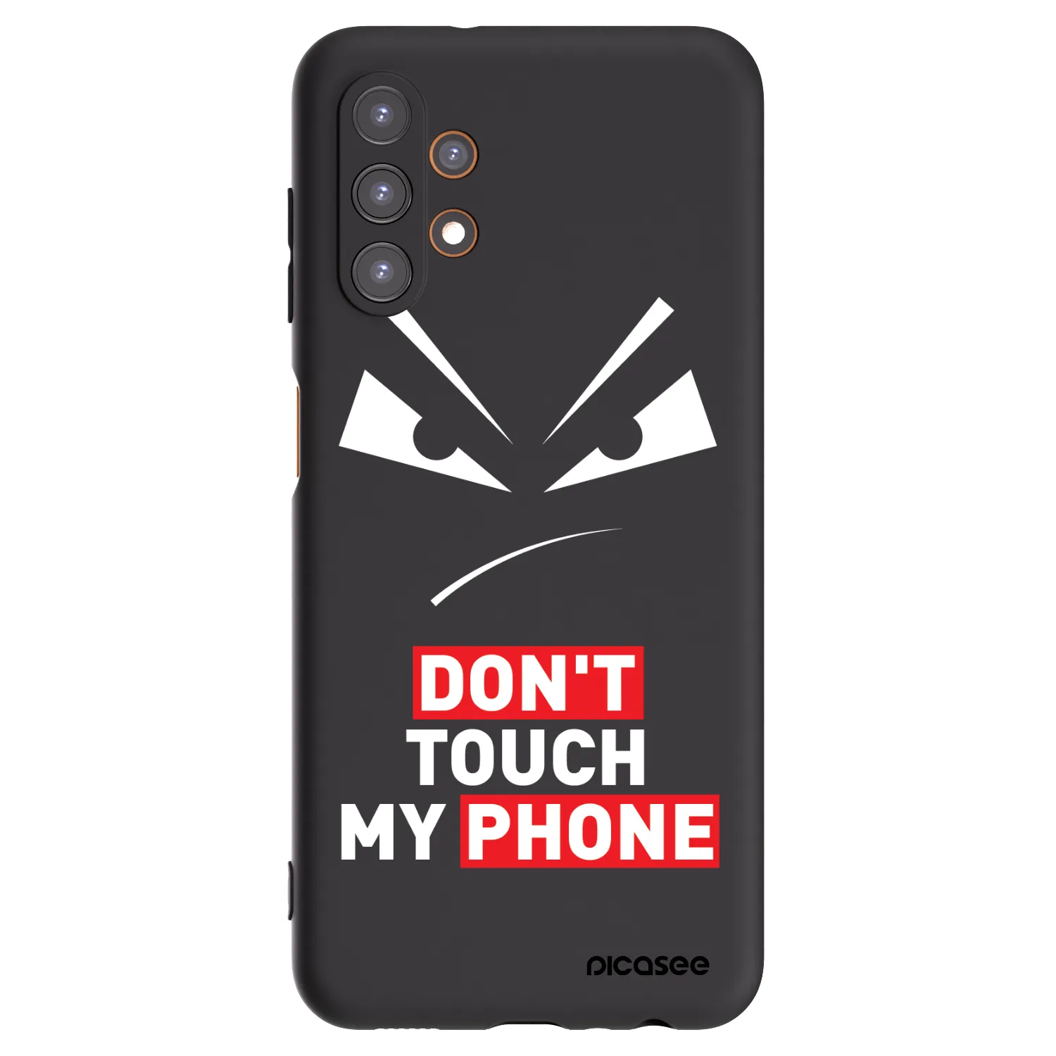 Picasee silikonový černý obal pro Samsung Galaxy A13 5G - Evil Eye - Transparent