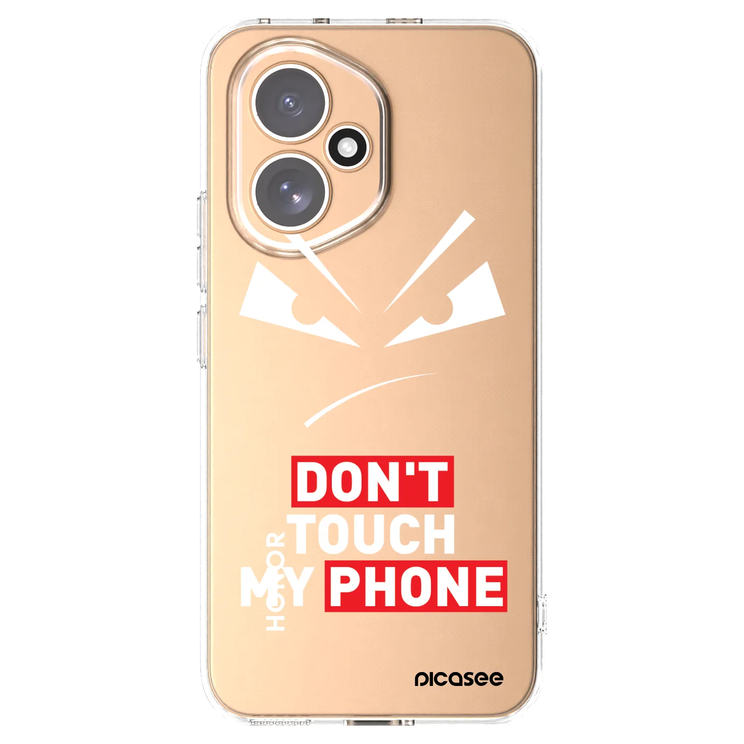 Picasee silikonový průhledný obal pro Honor 400 5G - Evil Eye - Transparent