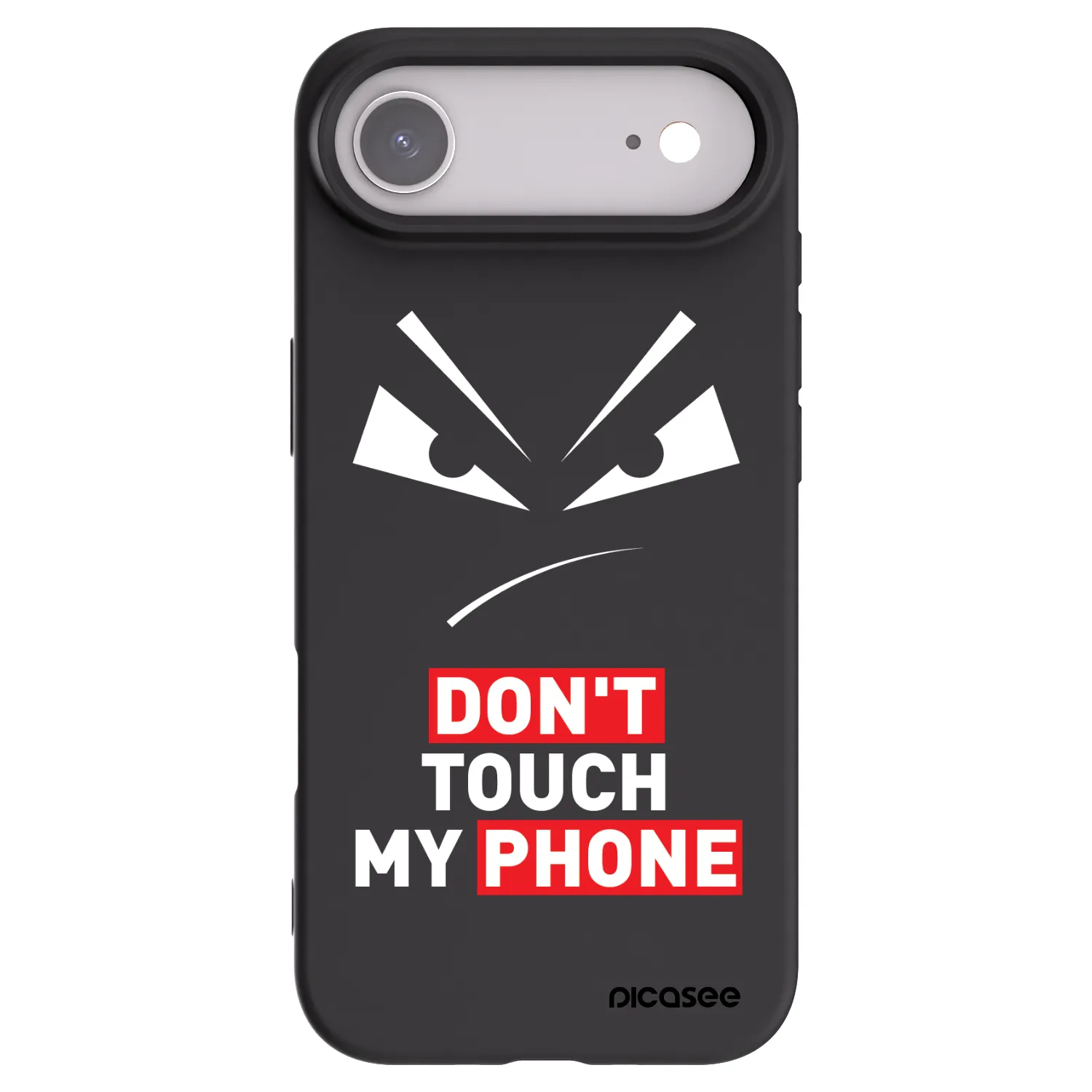 Picasee silikonový černý obal pro Apple iPhone Air - Evil Eye - Transparent