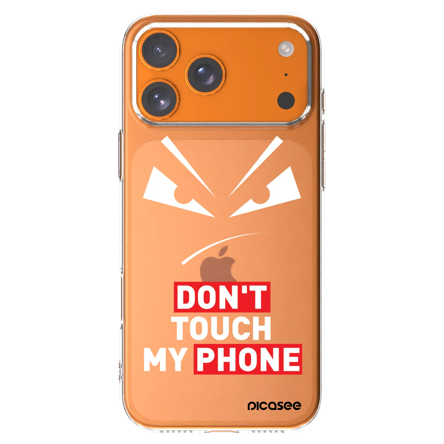 Picasee silikonový průhledný obal pro Apple iPhone 17 Pro Max - Evil Eye - Transparent