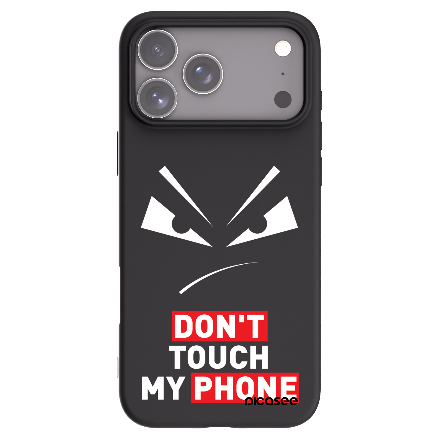 Picasee silikonový černý obal pro Apple iPhone 17 Pro Max - Evil Eye - Transparent
