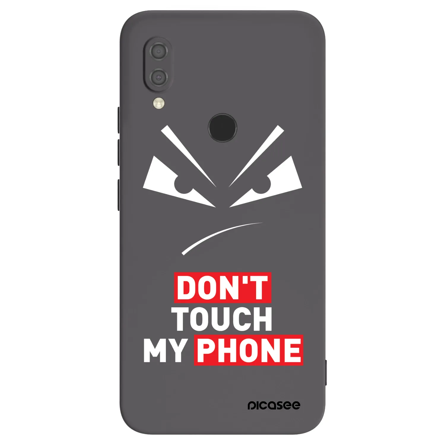 Picasee silikonový černý obal pro Xiaomi Redmi 7 - Evil Eye - Transparent