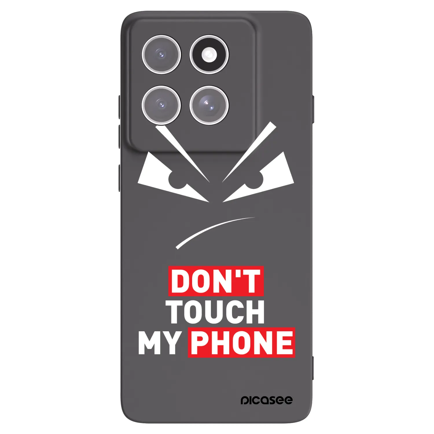 Picasee silikonový černý obal pro Motorola Edge 60 Pro - Evil Eye - Transparent