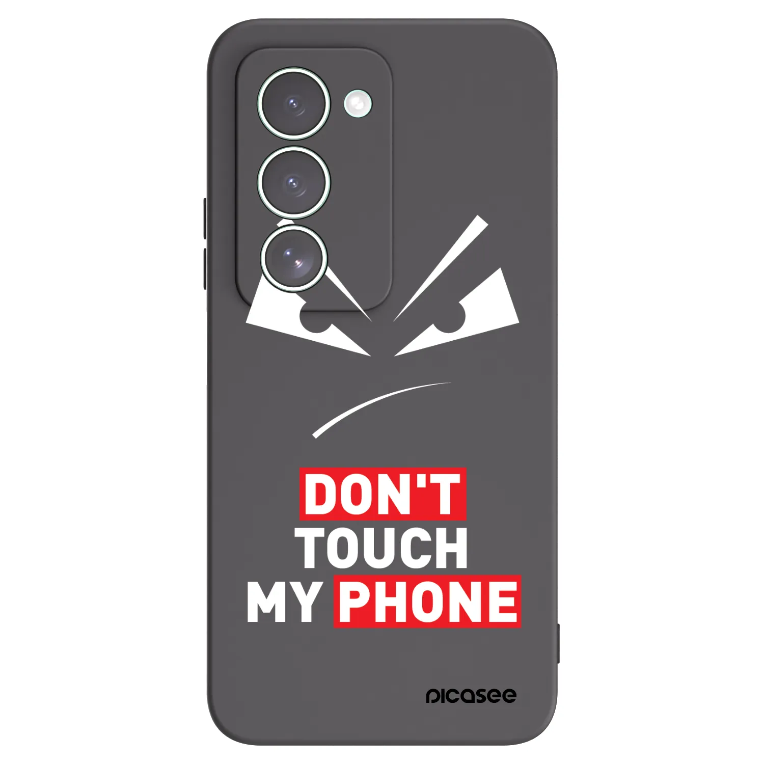 Picasee silikonový černý obal pro Xiaomi Redmi 15 5G - Evil Eye - Transparent