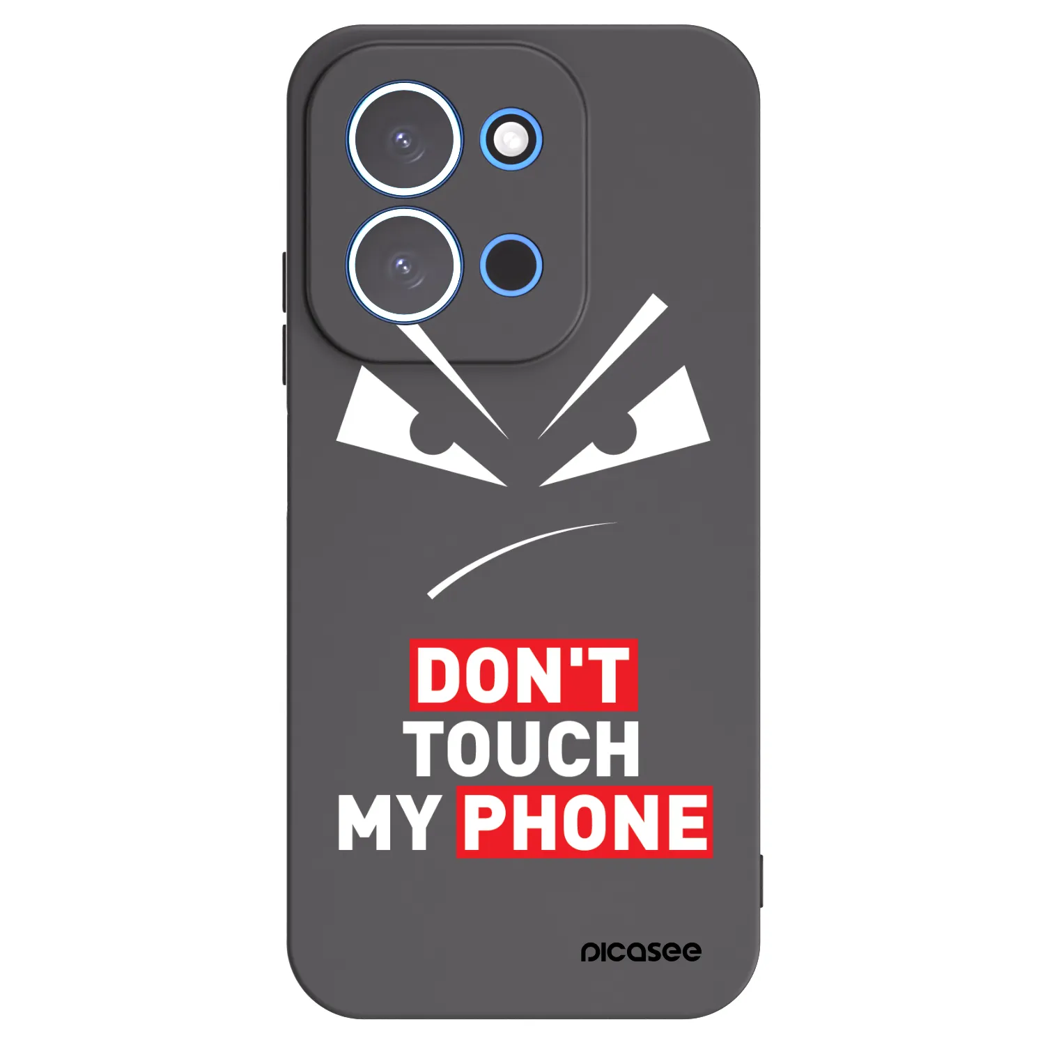 Picasee silikonový černý obal pro Xiaomi Redmi 15C 4G - Evil Eye - Transparent