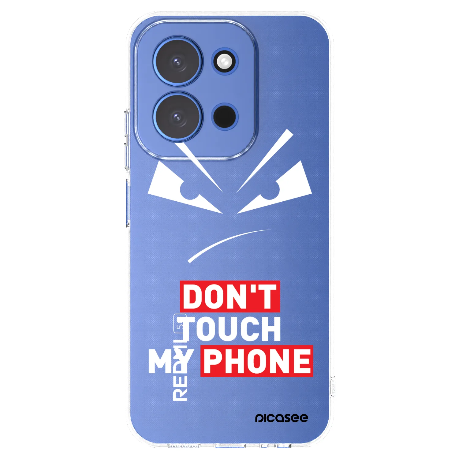 Picasee silikonový průhledný obal pro Xiaomi Redmi 15C 4G - Evil Eye - Transparent