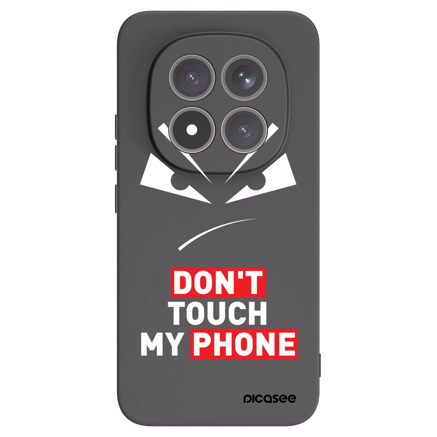 Picasee silikonový černý obal pro Xiaomi Redmi Note 15 Pro+ - Evil Eye - Transparent