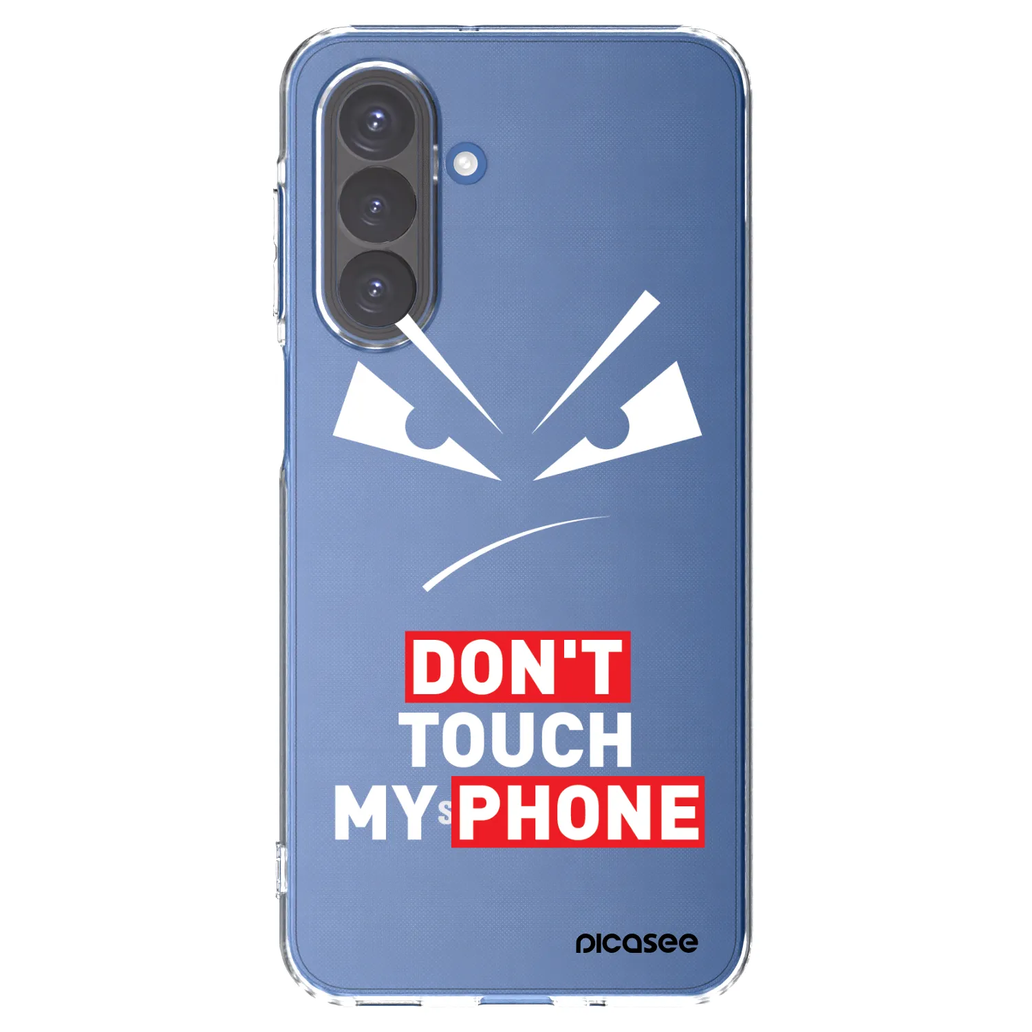Picasee silikonový průhledný obal pro Samsung Galaxy A17 5G - Evil Eye - Transparent