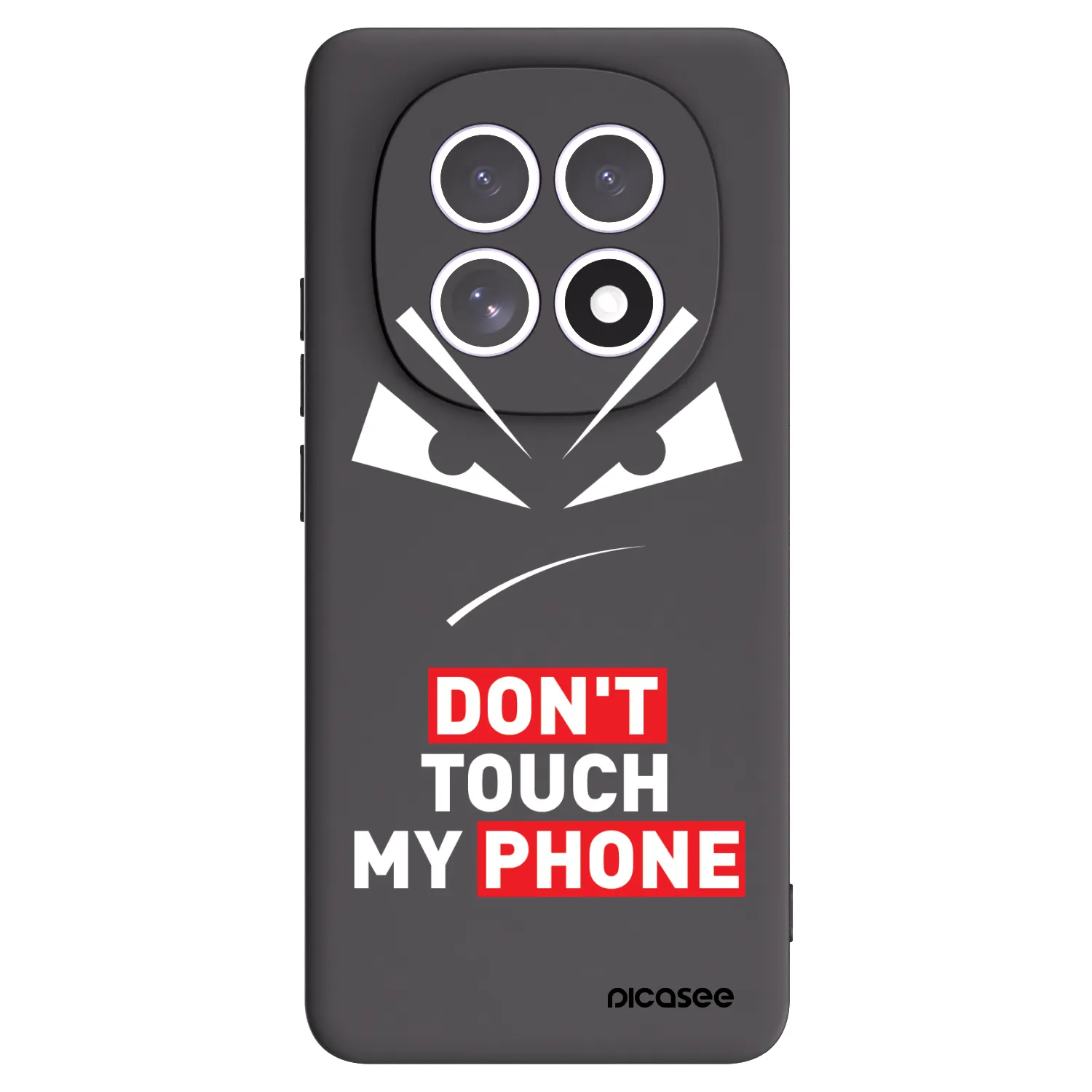 Picasee silikonový černý obal pro Xiaomi Redmi Note 15 - Evil Eye - Transparent