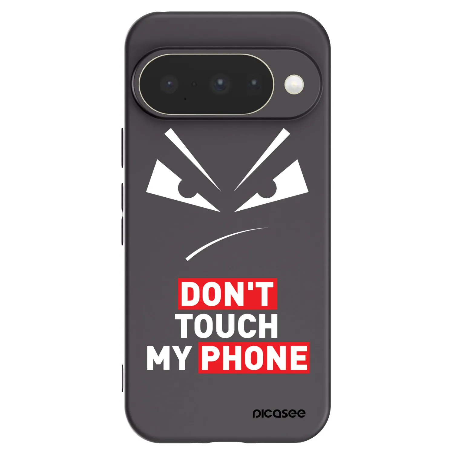 Picasee silikonový černý obal pro Google Pixel 10 - Evil Eye - Transparent