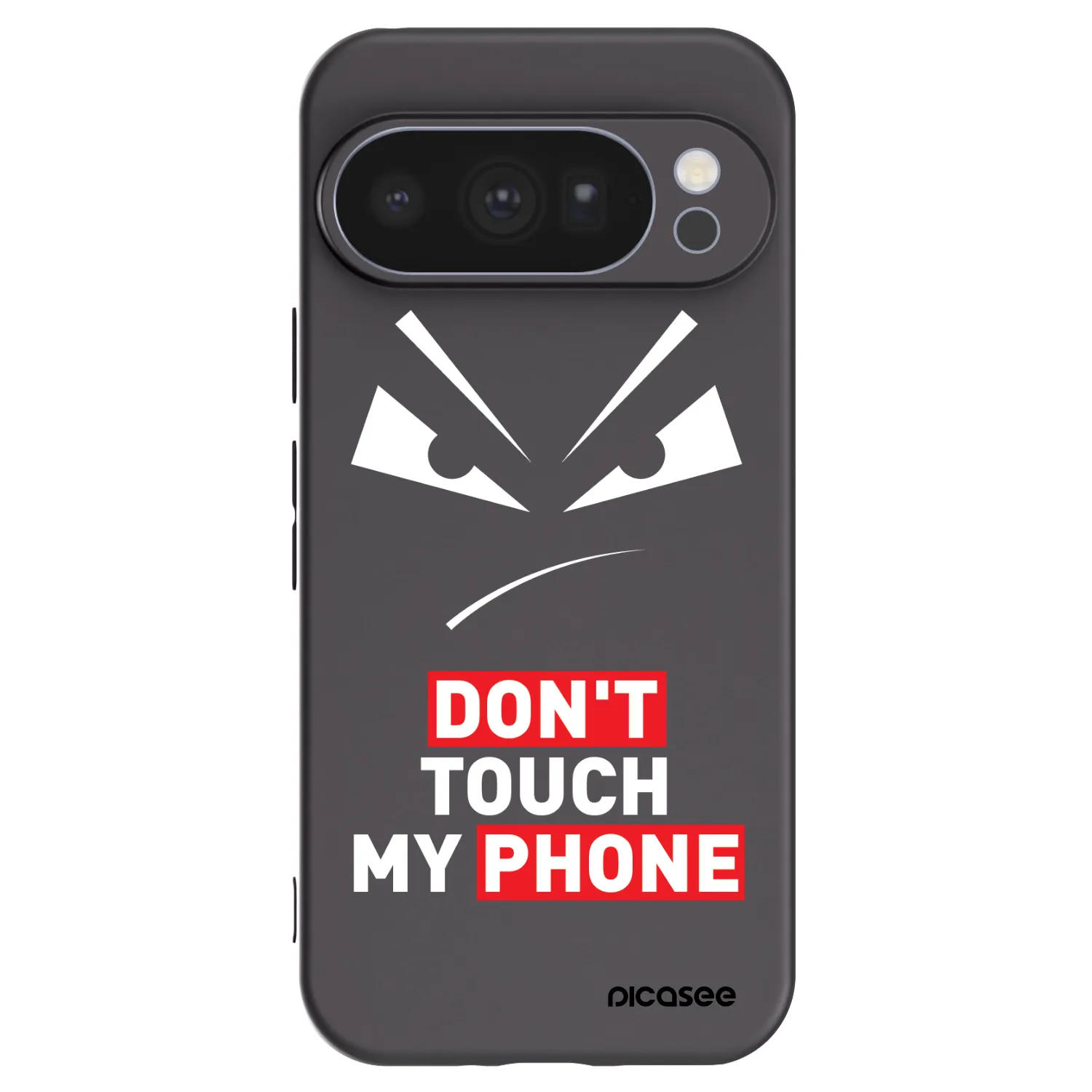 Picasee silikonový černý obal pro Google Pixel 10 Pro - Evil Eye - Transparent