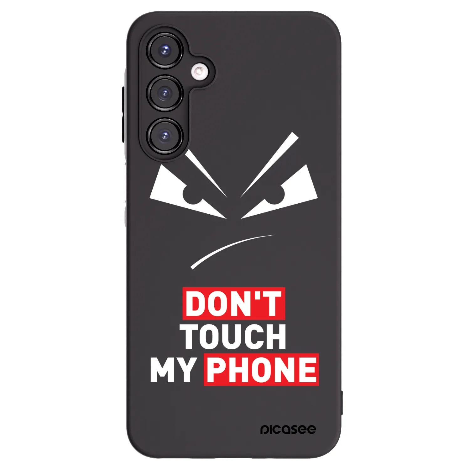 Picasee silikonový černý obal pro Samsung Galaxy A16 4G - Evil Eye - Transparent