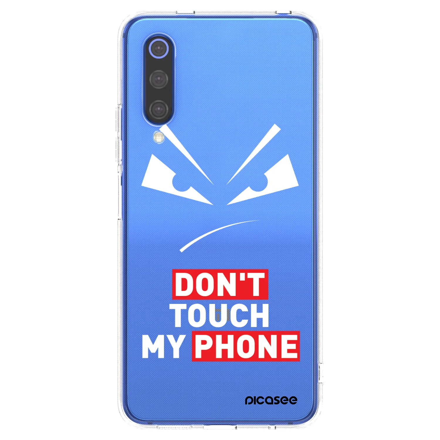 Picasee silikonový průhledný obal pro Xiaomi Mi 9 SE - Evil Eye - Transparent