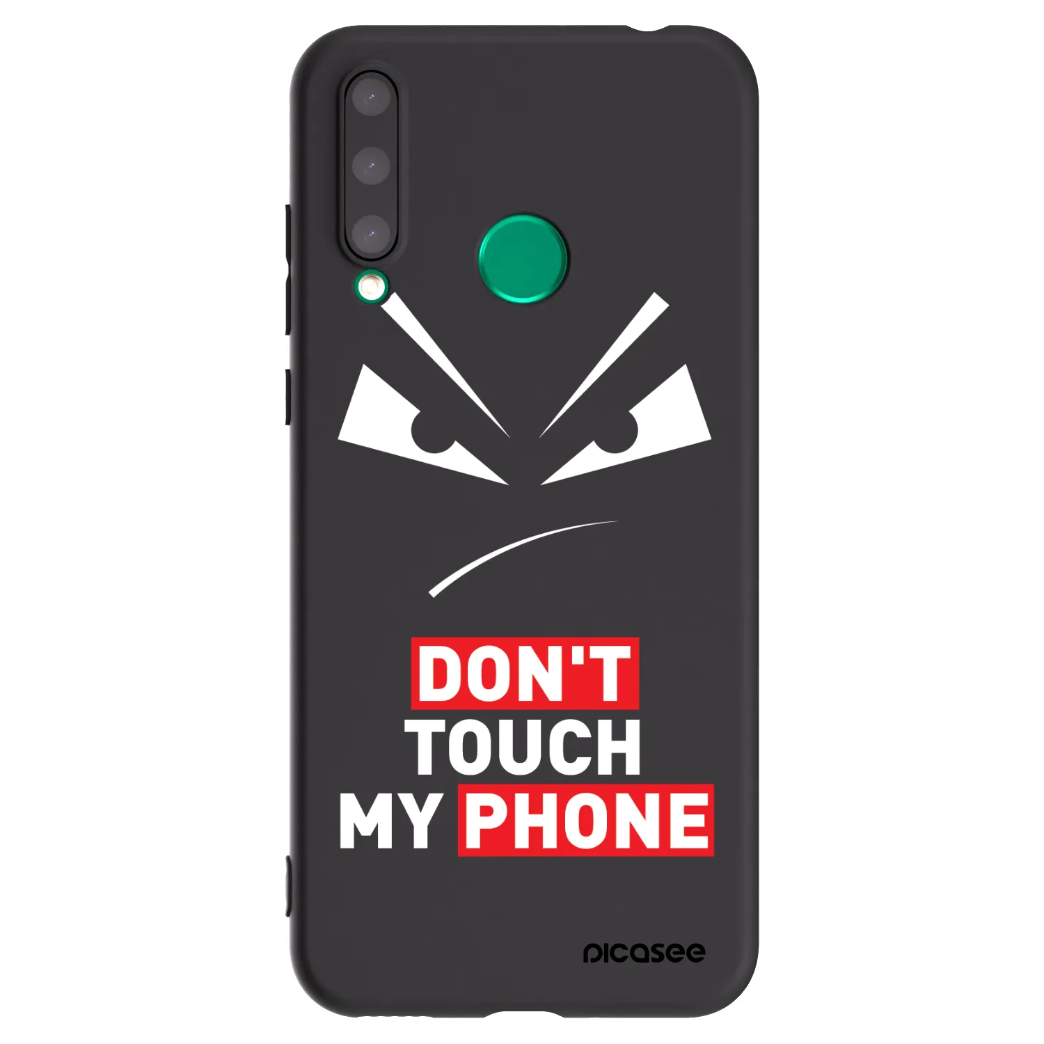 Picasee silikonový černý obal pro Honor 20 Lite - Evil Eye - Transparent