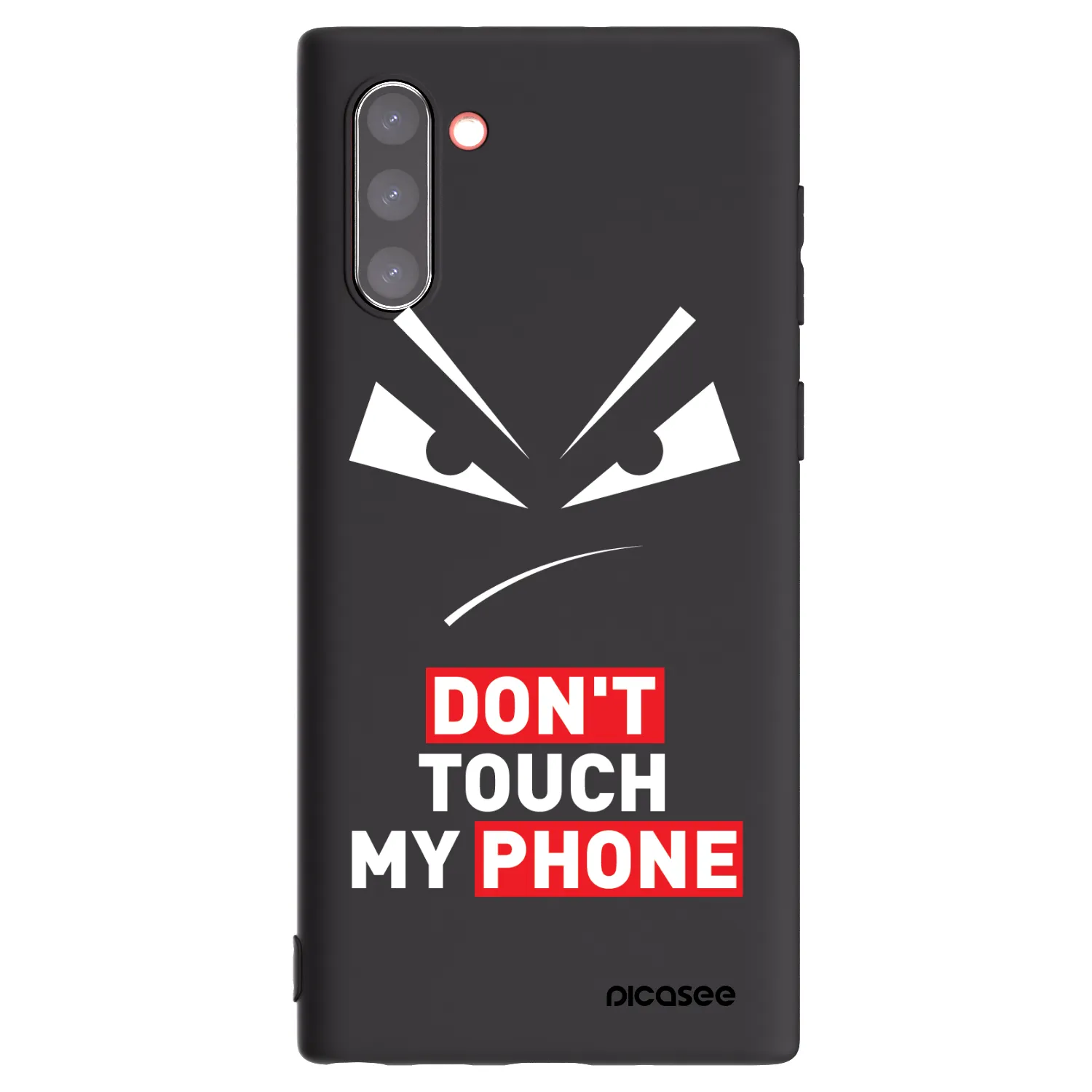 Picasee silikonový černý obal pro Samsung Galaxy Note 10 N970F - Evil Eye - Transparent