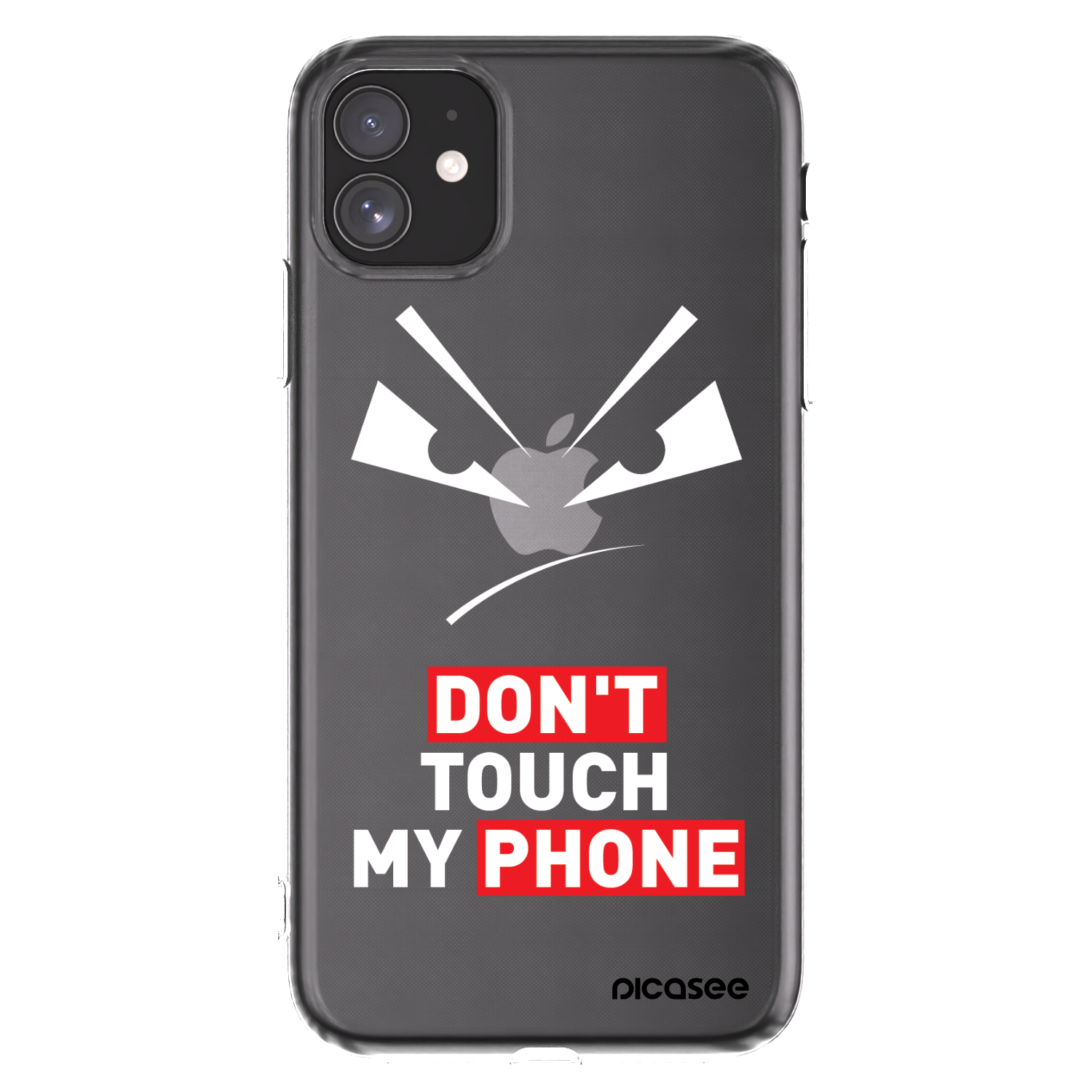 Picasee silikonový průhledný obal pro Apple iPhone 11 - Evil Eye - Transparent