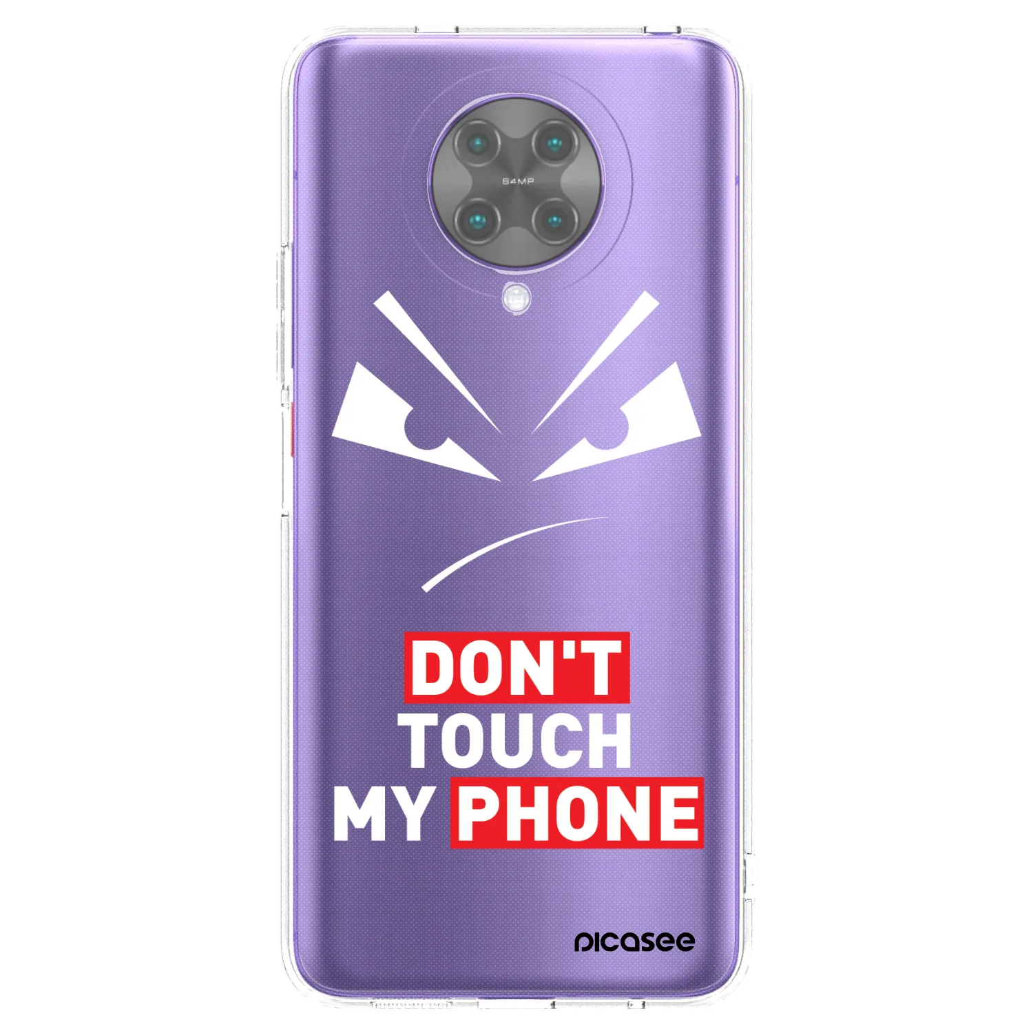 Picasee silikonový průhledný obal pro Xiaomi Poco F2 Pro - Evil Eye - Transparent