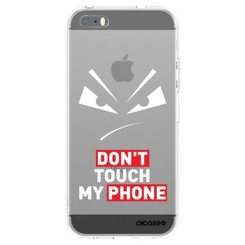 Picasee silikonový průhledný obal pro Apple iPhone 5/5S/SE - Evil Eye - Transparent