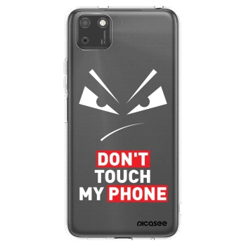 Picasee silikonový průhledný obal pro Huawei Y5P - Evil Eye - Transparent