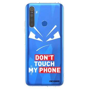 Picasee silikonový průhledný obal pro Realme 5 - Evil Eye - Transparent