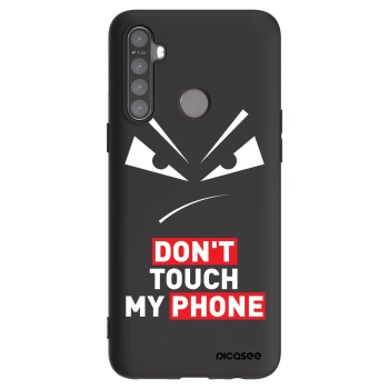 Picasee silikonový černý obal pro Realme 5 - Evil Eye - Transparent