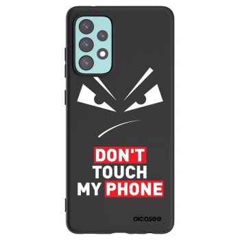 Picasee silikonový černý obal pro Samsung Galaxy A72 A725F - Evil Eye - Transparent