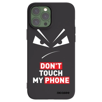 Picasee silikonový černý obal pro Apple iPhone 13 Pro Max - Evil Eye - Transparent