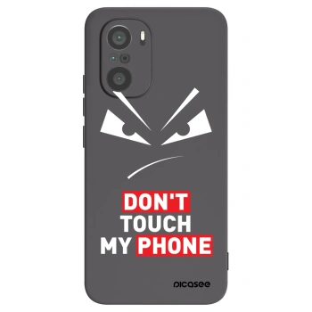 Picasee silikonový černý obal pro Xiaomi Poco F3 - Evil Eye - Transparent