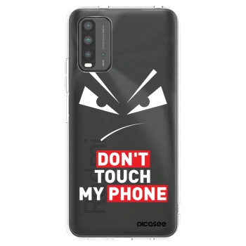 Picasee silikonový černý obal pro Xiaomi Redmi 9T - Evil Eye - Transparent