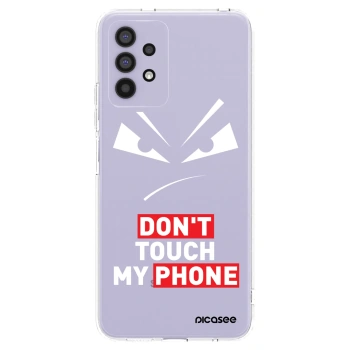 Picasee silikonový průhledný obal pro Samsung Galaxy A32 4G SM-A325F - Evil Eye - Transparent