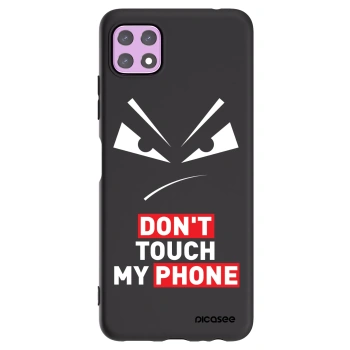 Picasee silikonový černý obal pro Samsung Galaxy A22 A226B 5G - Evil Eye - Transparent